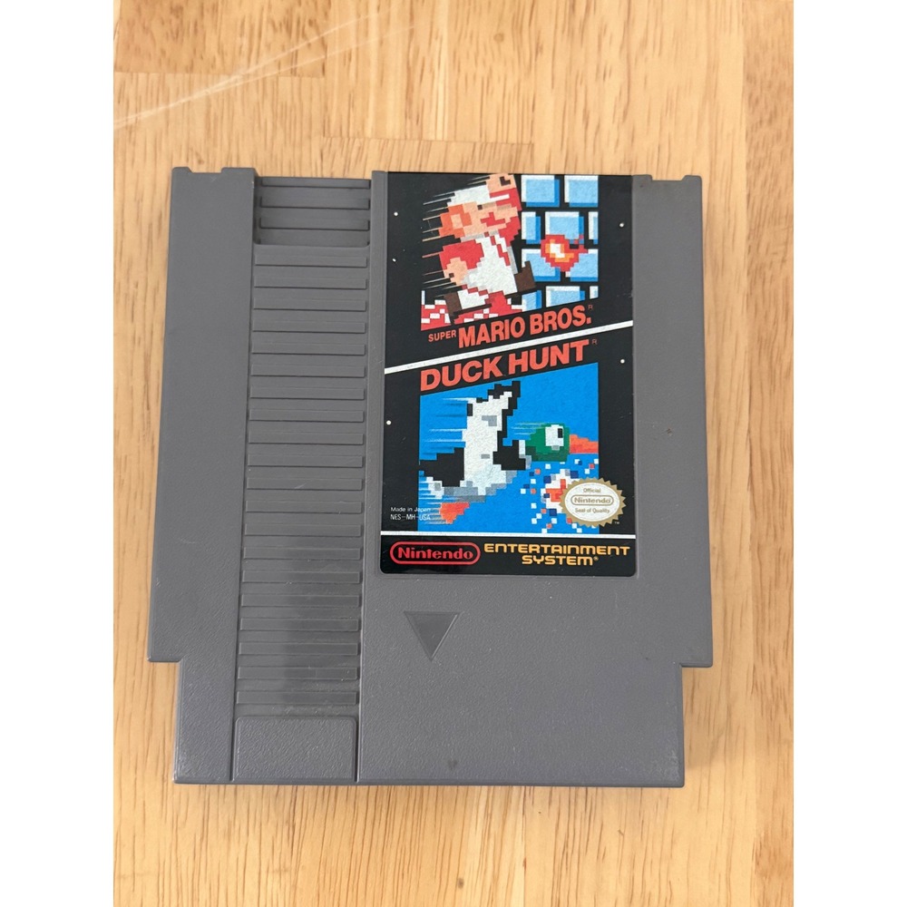 Super Mario Bros Duck Hunt Nintendo NES Game Cartridge NES-MH-USA Tested
